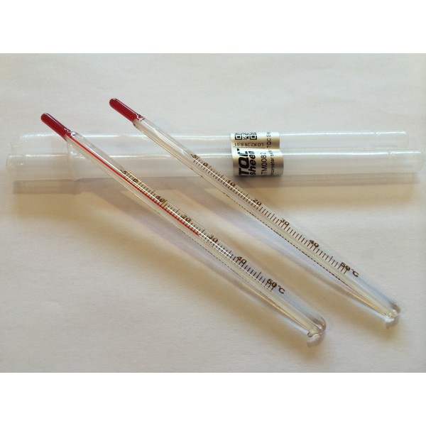 Thermometer pair for rotatory Psychrometer
